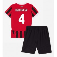 AC Milan Ismael Bennacer #4 Hjemme Trøje Børn 2024-25 Kortærmet (+ Korte bukser)